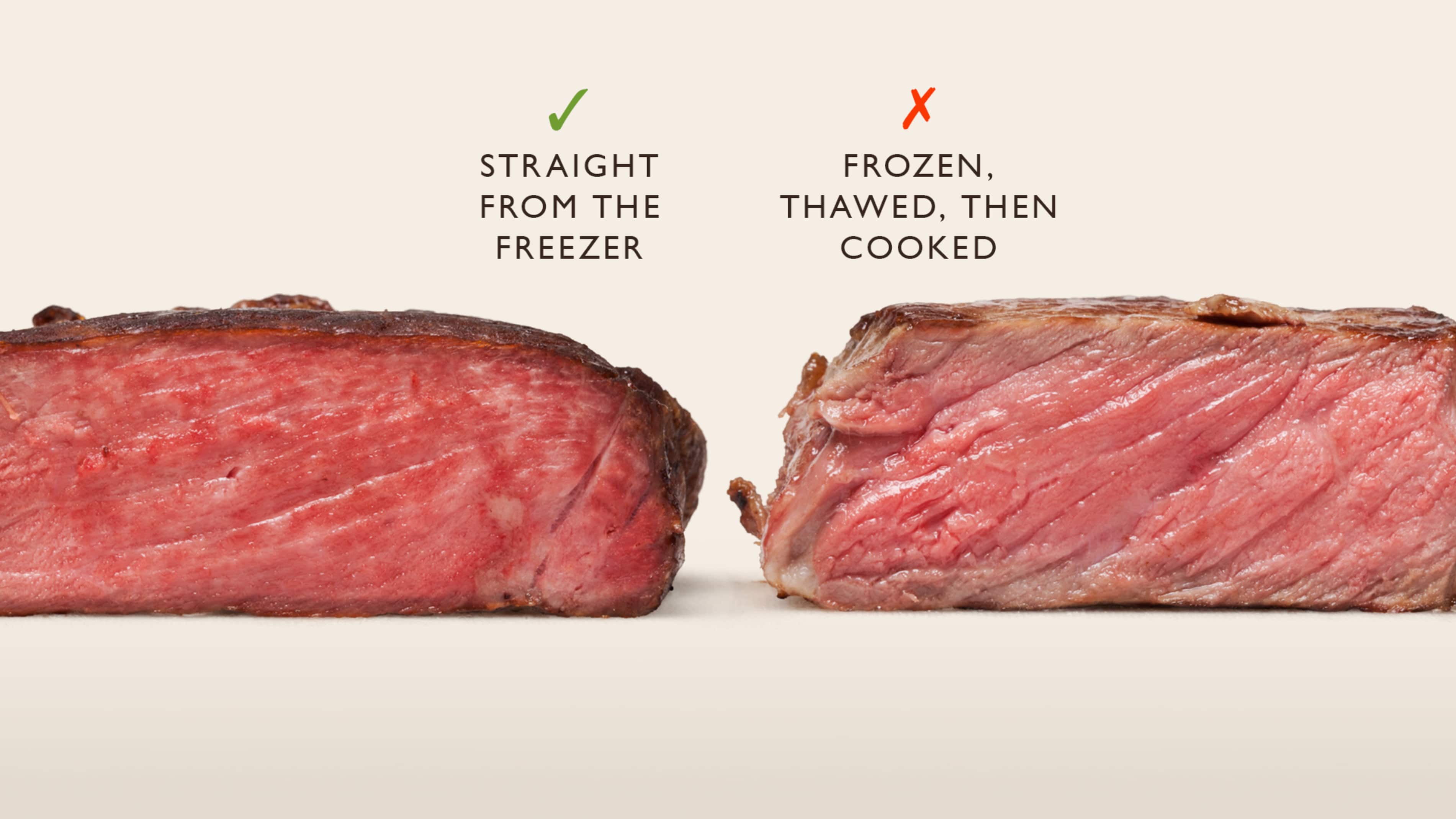 Steak defrost time hot sale